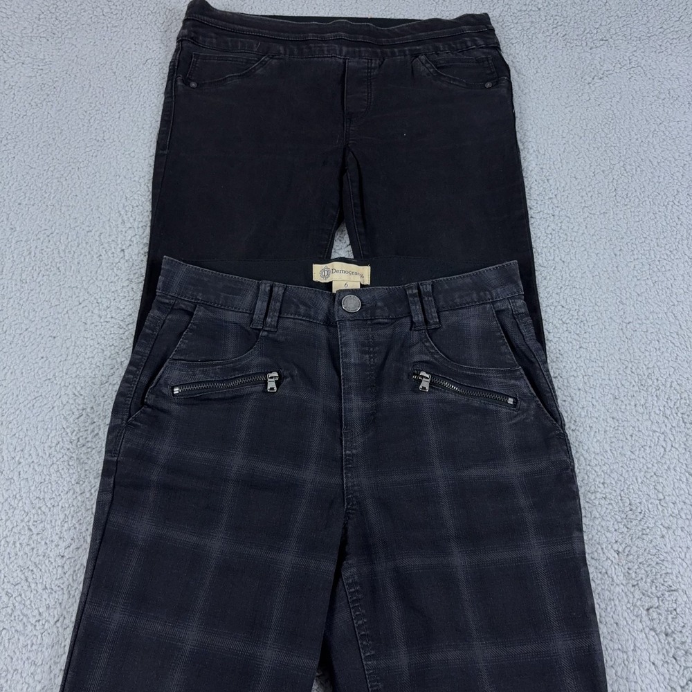 LOT OF 2 Democracy Ab Solution Jeans Womens 6 Skinny Technology Denim Stretch